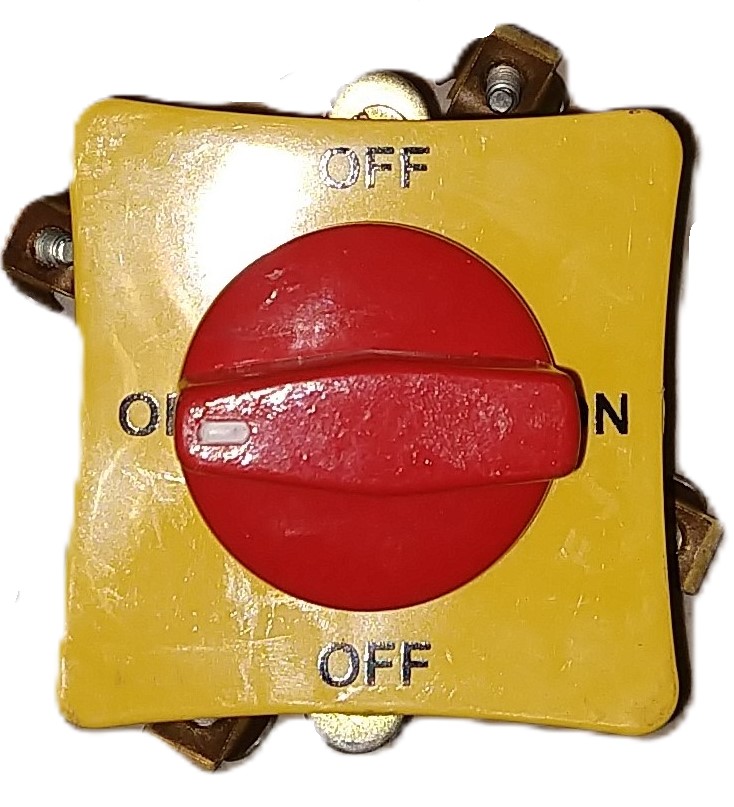 ROTARY SWITCH 40 AMP 2 POLE ON/OFF